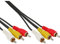 InLine 20184 Cavo Audio/Video 3X RCA Maschio/Maschio, 1.5 m, Nero
