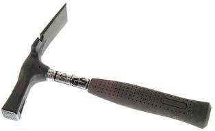 LSR Tools Berliner Maurerhammer 600 g | Kopf aus legiertem Stahl, mit Stahlrohrstiel & rutschfestem Griff – robustes Profi-Werkzeug für Maurer- & Bauarbeiten, langlebig & präzise