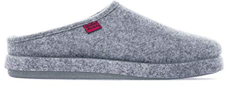 Andrés Machado Unisex Home Slippers for Men & Women - Warm Winter Sliders - AM001 – Made of felt – Anti-Slip rubber outsole – Sizes UK 0.5 to 18 Adult + 9 to 13.5 UK Child