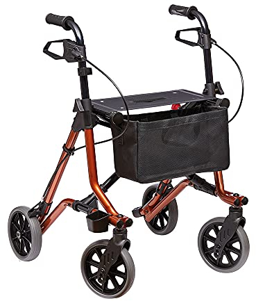 Dietz Taima M Leichtgewichtrollator Faltbar Rollator Inklusive Korbnetz Pannensichere Bereifung