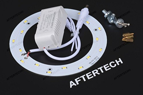Aftertech® LED CIRCOLARE 9W 220V DIAMETRO 140mm ROTONDO BIANCO NEUTRO NEON T9 G10Q 2GX13 F6C4