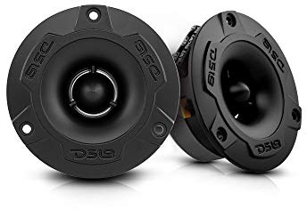 DS18 PRO-TWX1 Aluminum Super Bullet Tweeter 1, 240W Max, 4 Ohms, Built in Crossover - PRO Tweeters are The Best in The Pro Audio and Voceteo Market (2 Speakers Included)
