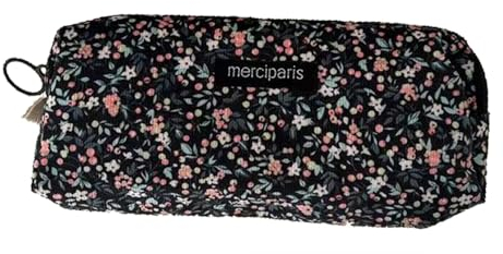 Qiwenr Federmäppchen mit, Federmappe Bleistift, Pencil Case mit, die Cartoon-Tasche ist Klein und süß und Kann als Spielzeugtasche, Kosmetiktasche,Geldtasche,Schlüsseltasche Verwendet Werden(Schwarz)