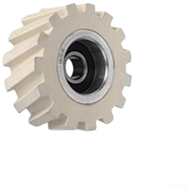 Rullo a pressione in gomma, 1 pezzo, per bordatrici, diametro 65 mm per ottimizzare le prestazioni (65 x 12 x 28 mm)