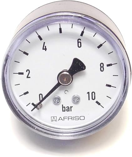 Afriso Manometer mit Anschluß 1/4 Zoll Gewinde hinten, 1 Stück, 600450
