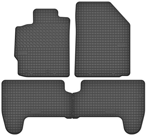 Gummimatten Gummi Fußmatten Satz für Toyota Yaris II (2005-2011) - Passgenau