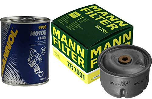 QR-Parts Set 85724921 ZR 7001 9900 Original MANN Ölfilter + SCT Motor Flush Motorspülung