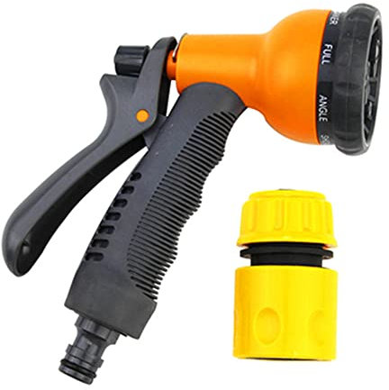 Tubo Da Giardino Canna Acqua Tubo Acqua Giardino 4 '' Collegamento Rapido Mutifunctional Home Autolavaggio Auto Lavaggio Imbarcazione Ad Acqua Ugello Tubo Acqua Sprinkle Strumenti 8 Giardino Standard