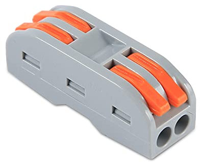 20PCS Compact Wire Conductor Connector，Aigreat Assortment Conductor,Wire Connectors for 2 Circuit Inline Splices, Electrical Connectors Blocks,Butt Terminal Connectors for 28-12 AWG