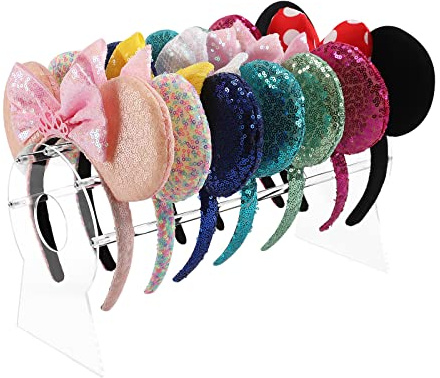 Pengup Heaband Halter Organizer, Acryl Disney Ohr Display Ständer Schmuck Aufbewahrung für Shows Verkauf