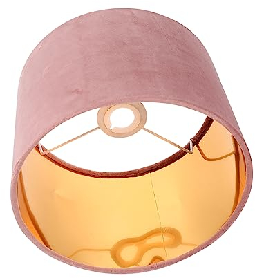 DOITOOL 1 Stück Lampenschirm Hauszubehör Für Zuhause Rattan-Pendelleuchte Zylinder-Lampenschirm Wandleuchte Weicher Wandlampenabdeckung Stoff Rosa Stoff