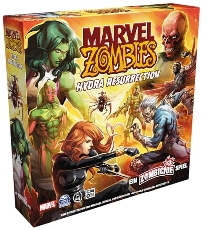 CMON, Marvel Zombies: Hydra Resurrection – Ein Zombicide Spiel, Erweiterung, Kennerspiel, Dungeon Crawler, 1-6 Spieler, Ab 14+ Jahren, 60 Minuten, Deutsch, Mehrfarbig, Bunt