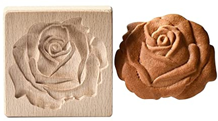 Plätzchenformen Cookie Cutter Keksformen Prägeform Backformen Holz-Backform Holzbackform Keksformen DIY Keks Pressstempel Formen, DIY Backformen Deko Hochzeit, Party, Ostern, Weihnachten (K, One Size)