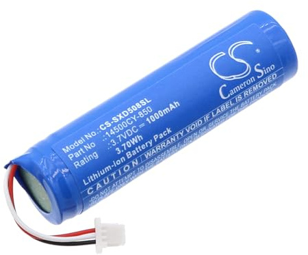 Cameron Sino Batterie de rechange pour Sennheiser 508494, 508497, RX XLR, TX XLR, XSW-D PN : Sennheiser 14500CY-850 1000 mAh / 3,70 Wh
