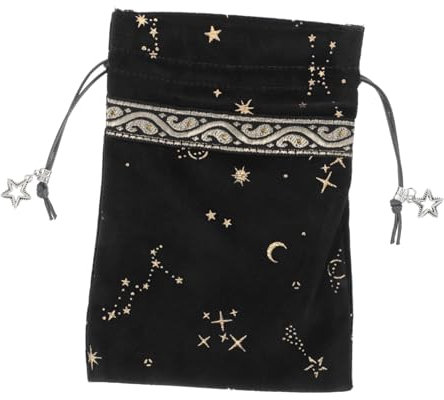 HOUDERCO Velours Classiques à Cordons Pochettes Multifonctionnelles pour Bijoux Cristaux Et pour Mariages Et Fêtes