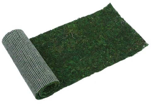 CIYODO Tappeto di Muschio Artificiale Realistico in Verde per Decorazioni