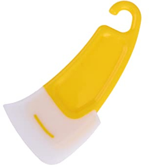 Cabilock 2 Pièces Pinceau de gratte-ciel spatule à crêpes Pâtisserie gâteau Multifonctionnel poêle silicium cuisson grattoir antiadhésif brosse de nettoyage de casserole