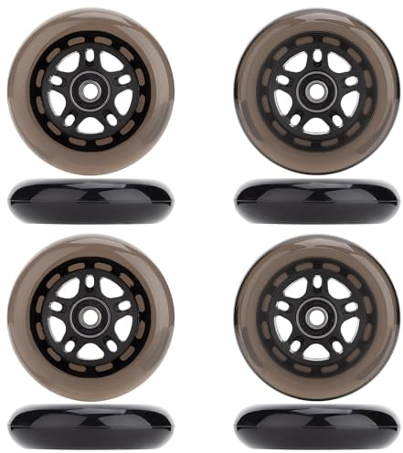 WSDAV 85A Inline Skate Rollen (8er-Pack) - Indoor/Outdoor Hockey Rollen mit ABEC-9 Lagern & schwimmenden Spacern Outdoor & Indoor Ersatzrollen