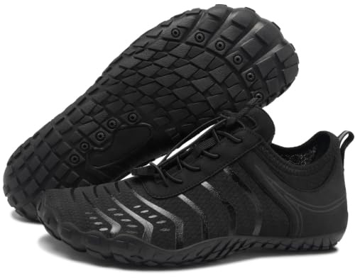 Barezoey Hiking Barefoot Shoes Womens Mens Wide Toe Box Water Shoe | Zero Drop Sea Aqua Shoes Comfortable & Non-slip Barefoot Trainers Vitality Shoe Women's Athletic Footwear for Walking Hiking