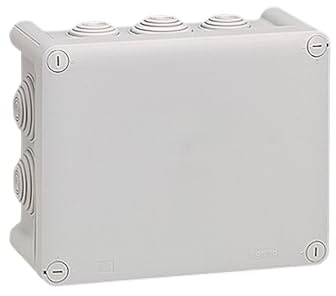 092052 Boîte de dérivation rectangulaire Plexo dimensions 180x140x86mm - gris RAL 7035 - Legrand
