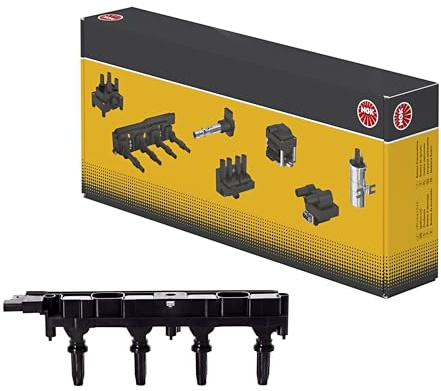 NGK 48072 Zündspule Kompatibel mit PEUGEOT 206 Schrägheck 2A/C U6014 133843 597084 | Kompatibel mit: CITROËN C4 Coupe, C4 I, C8, PEUGEOT 206 Schrägheck, 307, 307 Break, 307 CC, 406, 406 Break, 406 Coupe, 407