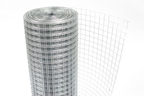 Easipet Galvanized Welded Wire Mesh, 25mm x 25mm, 19 Gauge, 24 inch x 30m Roll