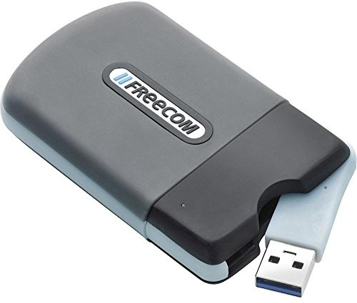 Freecom 56344 External Mobile SSD Driveusb 3.0 SSD Esterno,128GB, USB 3.0, mSSD, Nero