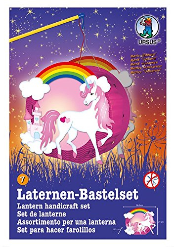 Ursus Laternen-Bastelset Easy Line (nur Laterne, Einhorn)