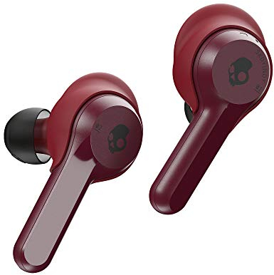 Skullcandy Indy True Wireless Earbuds with Bluetooth Microphone, IP55 Sweat, Water, and Dust Resistance, 16-Hour Battery Life - Moab/Red