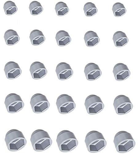 Cappuccio Dado, M4/Esagonale 7mm, Grigio