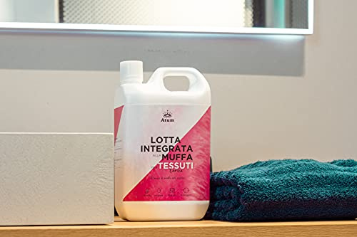 Lorica - Rimuove la Muffa dai Tessuti - Igienizza Pelle, Lana e Fibre Delicate - Inodore e Atossico - 2 lt