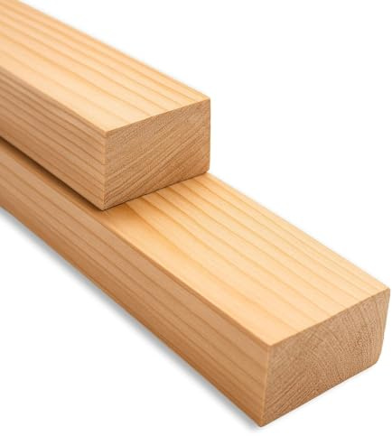 Gartenwelt Riegelsberger Kantholz Lärche Natur 40x70 mm 70 cm | Konstruktionsholz gehobelt & gefast