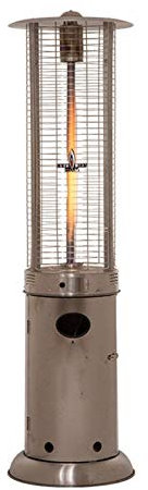 Copertura riscaldante per Patio Acciaio Inossidabile Patio Stufa Portatile Esterna di Calore Lampada Cilindrica Gas Riscaldatori Regolabile Esterna Adatta for Interni GCSQF1010