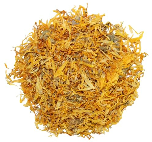 Calendula Flower Treat (4 oz.) - Healthy Natural Dried Flower Herbivore Treat - Chinchillas, Guinea Pigs, Rabbits, Prairie Dogs, Degus, Hamsters, Rats, Squirrels, Sugar Gliders & Other Small Pets
