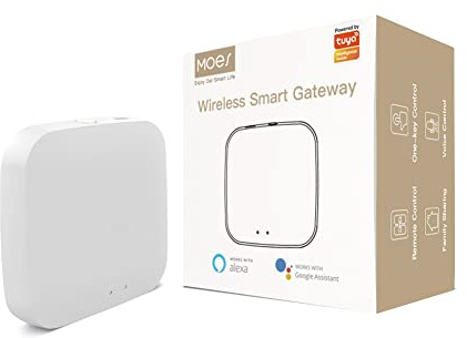 MOES Tuya ZigBee and BLE Multi-Mode Smart Home Gateway WiFi Mesh Hub Work with Tuya ZigBee or BLE Smart Home Devices