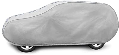 Autoabdeckung Wasserfest & Extrastark kompatibel mit Mazda CX-30 (19-) Atmungsaktive Autoplane Abdeckplane Grau