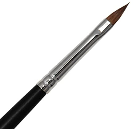 Grimas Profi-Schminkpinsel Rotmarder L4, Katzenzungenform, 4mm Breite, hochwertiger Pinsel, sehr elastisch, für alle Arten von Make-Up geeignet, ideal fürs Kinderschminken