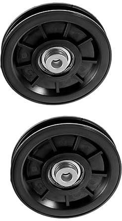 Toddmomy 2stücke Fitness Pulley Wheel Schwarze Nylonrolle Für Gym Zubehör Einsetzbar Installieren Für Heimtraining Robuste Und Langlebige Konstruktion Außendurchmesser