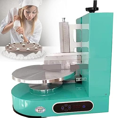 Automatic Cake Icing Machine 4-12 inch, Birthday Cake Cream Smoother for Decoration, Bread Cream Spreader and Decoration Tool