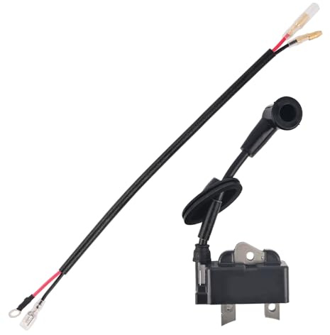 Latuwa Módulo de bobina de encendido Magneto Armadura 21171-2241 211712241 para Kawasaki Ha023F Ha026F TH23 TH26 TH023V KHT750SGrass cortasetos desbrozadora de 2 tiempos motores comerciales