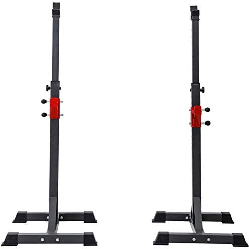 sjdoPulse Klimmzugstange Klimmzugstangen Kniebeugenständer Bankdrücken Herrenfitness Langhantelständer Multifunktionales Regal Verstellbare Halterung Home Indoor Gym Krafttrainingsständer Kn