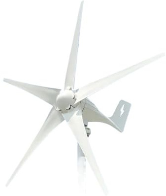 Turbina aerogeneradora de 3000W, molino de viento for acampar, electrodoméstico, generador de energía eléctrica de 24V y 48V con controlador MPPT Generación de energía de alta eficiencia y bajo ru(Off