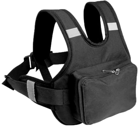 RJXDUPHT Cintura motociclistica per Bambini Regolabile con Borsa per Lo stoccaggio per Sedile Posteriore Grab Maniglia Cinghia compatibilità della Striscia Riflettente