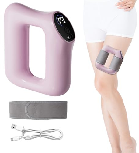 Xijobido Máquina Anticelulítica de Masaje, Dispositivo Eléctrico de Masaje para Muslos, Portátil con Carga USB para Muslos Cintura Espalda y Brazos Uso en Casa Spa y Viaje