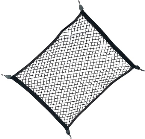 Hiemible Red de Carga | Red De Carga Resistentes para Caja De Furgoneta | Organización De Malla Accesorios Automotrices para Vehículo Herramienta Construcción Autocaravana Viaje Carretera