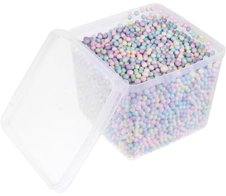 BESTonZON Mikroperlen für Sitzsäcke Große Schaumstoffkugeln Füllmaterial für Kissen Sitzsackfüllung Bastelmaterial Nachfüllperlen für Poufs Hundebetten und Stuhlkissen