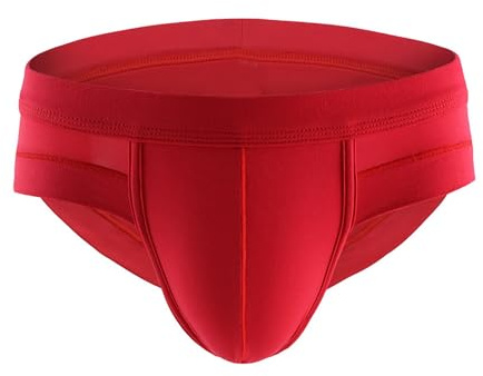 Generiska herrunderkläder, låg midja, snörning bikiniunderbyxor, triangulära byxor, sexiga, andas, ungdomar, vita kalsonger med låg midja, boxershorts, blå, röd, 3XL