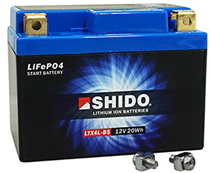 SHIDO LTX4L-BS LION -S- Batterie Lithium, Ion Blau (Preis inkl. EUR 7,50 Pfand)