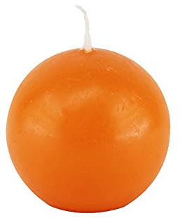 Discount Mariage - Bougie Boule Disponible en 3 Dimensions Mandarine - 23