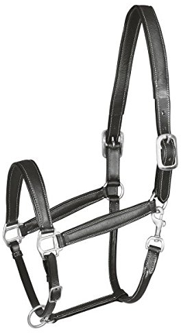 WALDHAUSEN Lederhalfter Supersoft, Pony, schwarz